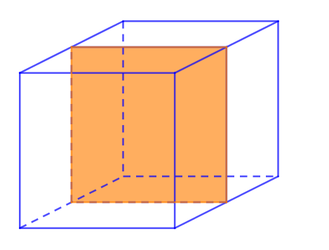 mặt phẳng đối xứng của hình lập phương