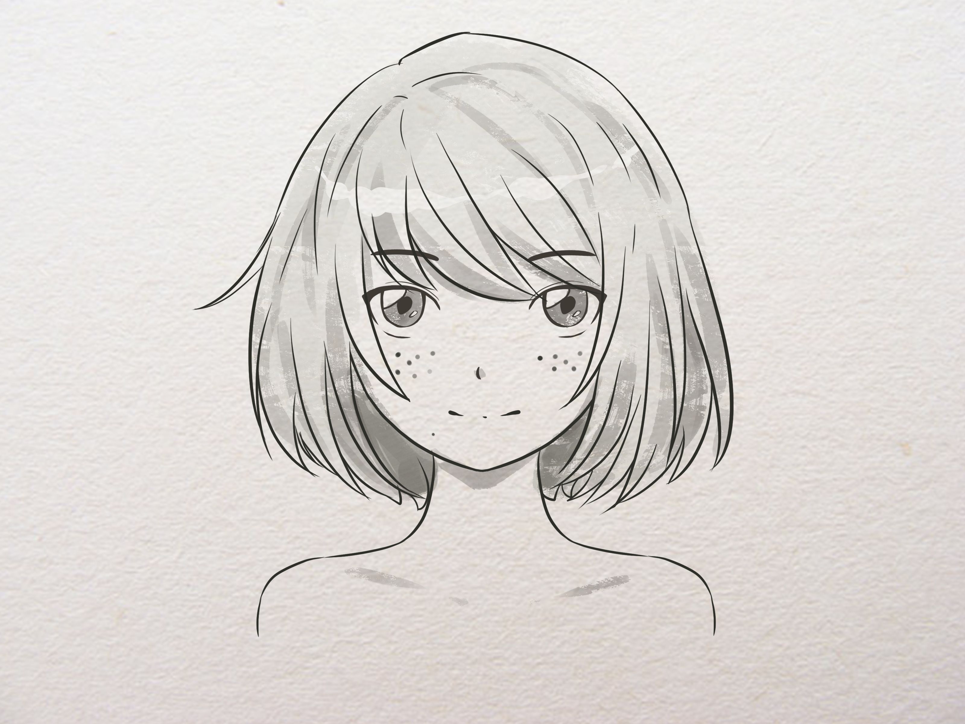 Album với hơn 100 ảnh của vẽ tóc anime nữ đơn giản - NEC