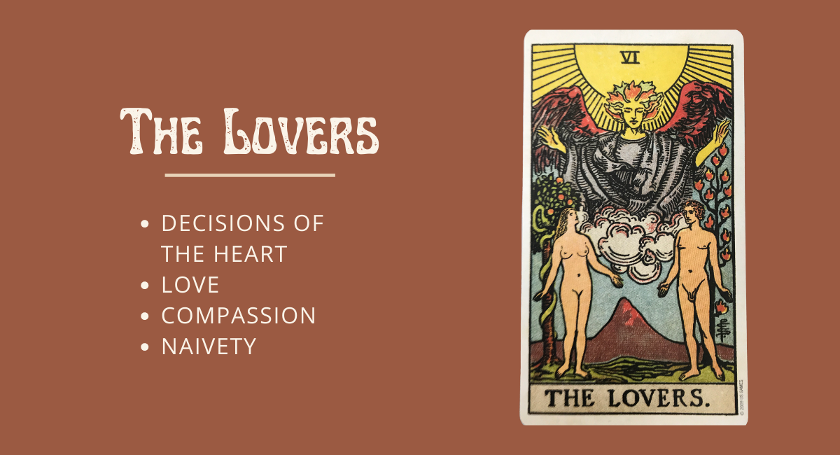 The Lovers Card Meaning | Tarot Card Meanings — The Self-Care Emporium