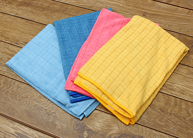 Hãy chọn loại khăn vải không bị xù lông để lau dọn vật dụng